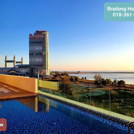 Bradong Homestay - Musllm Only, 3 Queen Bedrooms, Seaview, Infinity Pool, Gym, Near Drawbridge & Ktcc Mall Kuala Terengganu Exterior foto