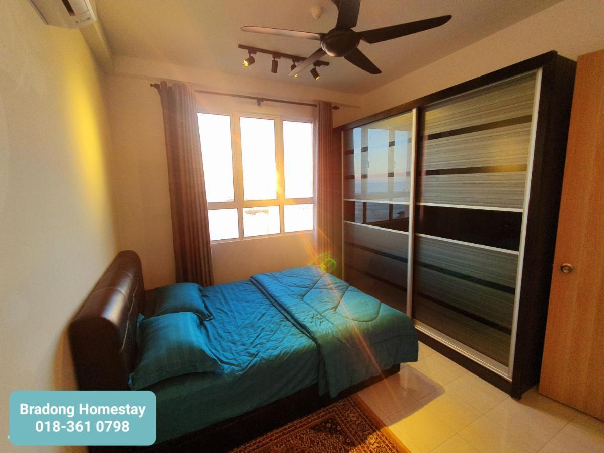 Bradong Homestay - Musllm Only, 3 Queen Bedrooms, Seaview, Infinity Pool, Gym, Near Drawbridge & Ktcc Mall Kuala Terengganu Exterior foto